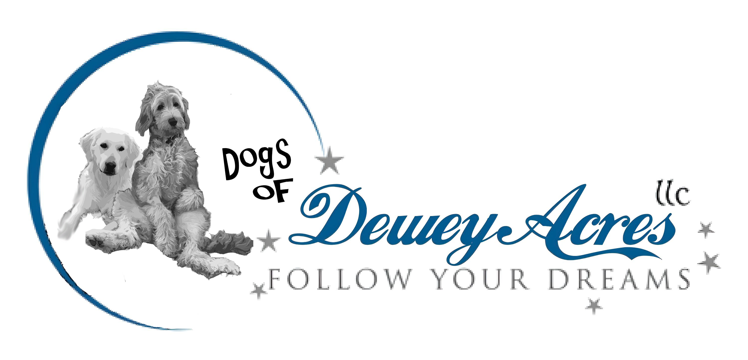 Dogs of Dewey Acres Logo